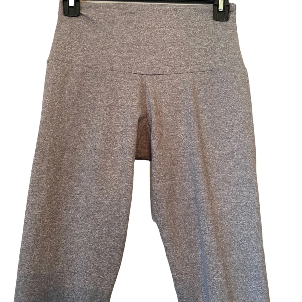 Onzie Gray and Black Mesh Leggings
